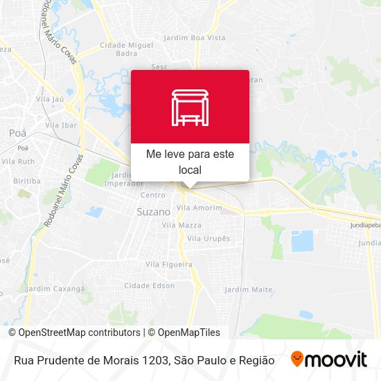Rua Prudente de Morais 1203 mapa