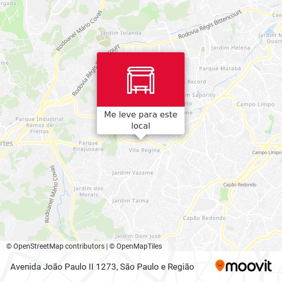 Avenida João Paulo II 1273 mapa