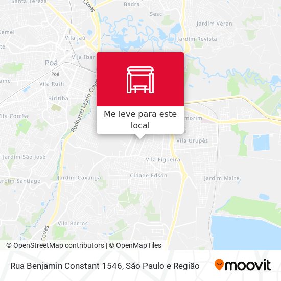 Rua Benjamin Constant 1546 mapa