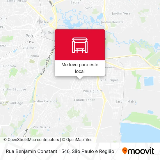 Rua Benjamin Constant 1546 mapa