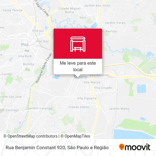 Rua Benjamin Constant 920 mapa