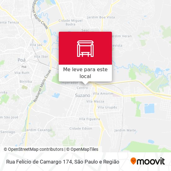 Rua Felício de Camargo 174 mapa