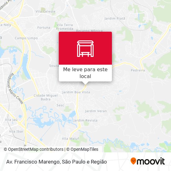 Av. Francisco Marengo mapa
