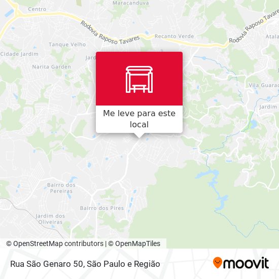 Rua São Genaro 50 mapa