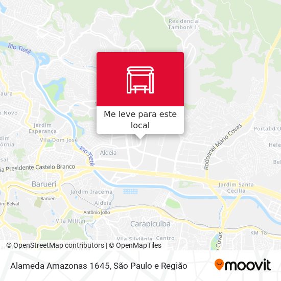 Alameda Amazonas 1645 mapa