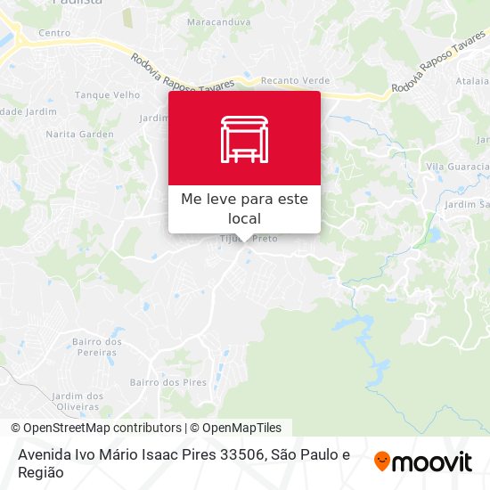 Avenida Ivo Mário Isaac Pires 33506 mapa