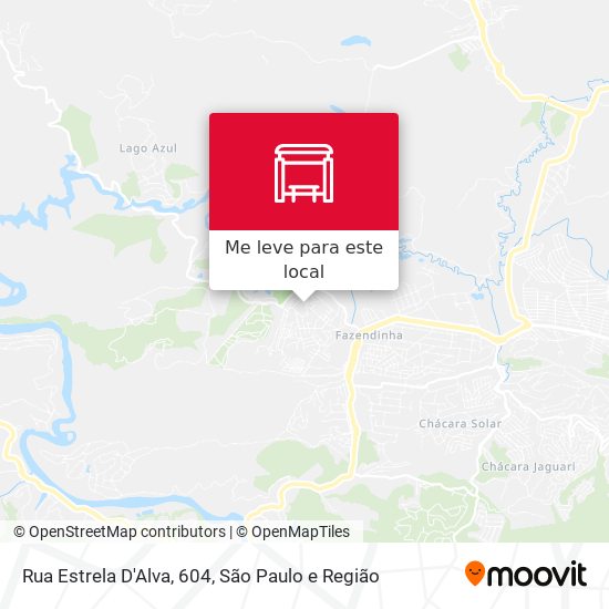 Rua Estrela D'Alva, 604 mapa
