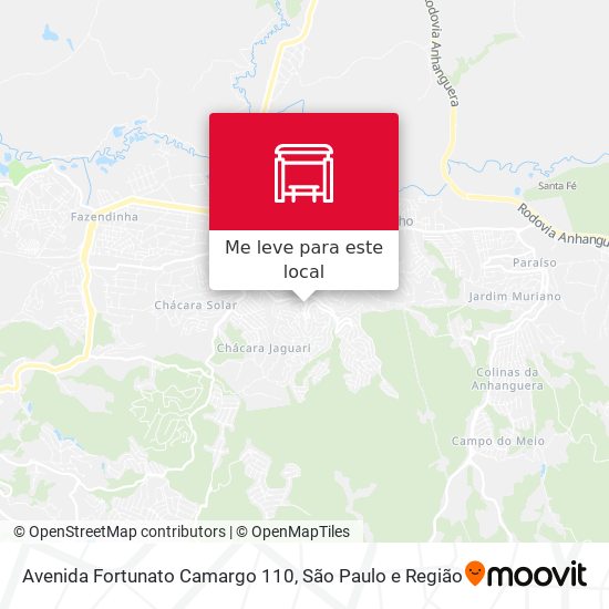 Avenida Fortunato Camargo 110 mapa