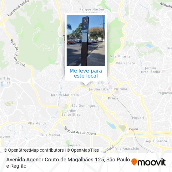 Avenida Agenor Couto de Magalhães 125 mapa
