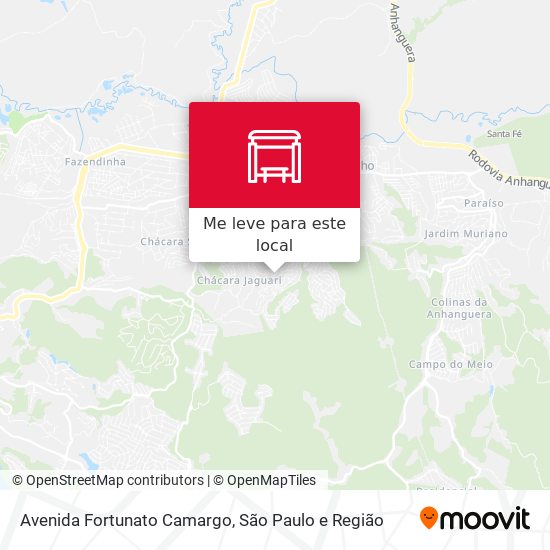 Avenida Fortunato Camargo mapa