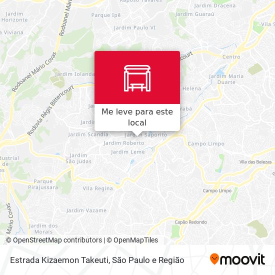 Estrada Kizaemon Takeuti mapa
