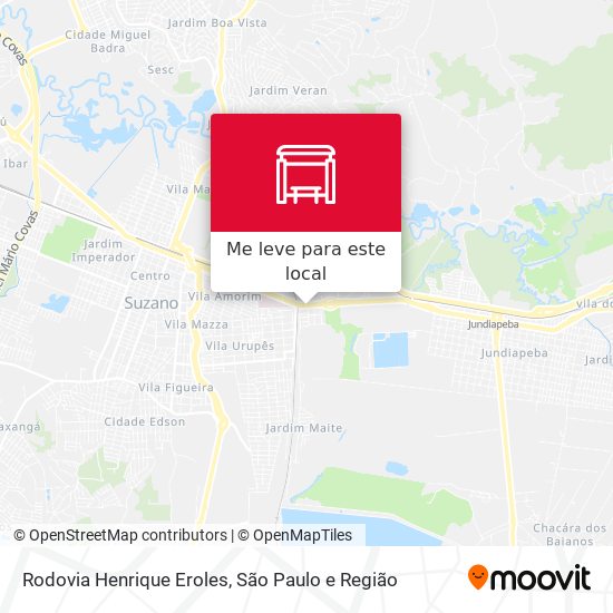 Rodovia Henrique Eroles mapa