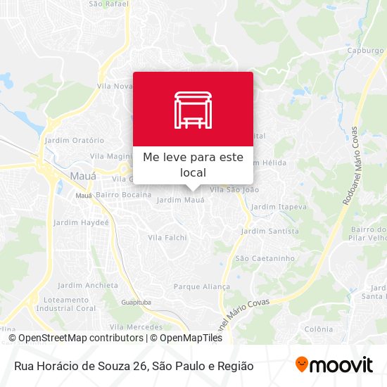 Rua Horácio de Souza 26 mapa