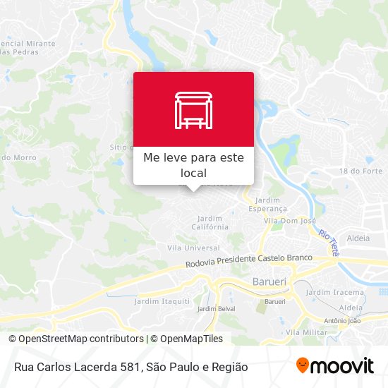 Rua Carlos Lacerda 581 mapa