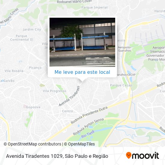 Avenida Tiradentes 1029 mapa