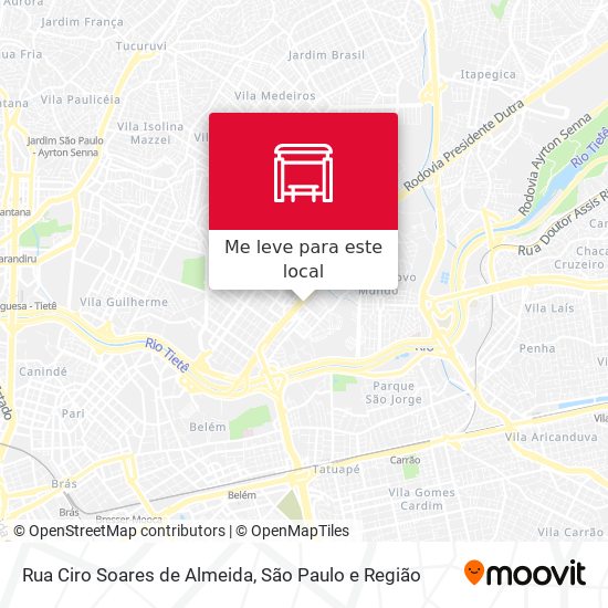 Rua Ciro Soares de Almeida mapa