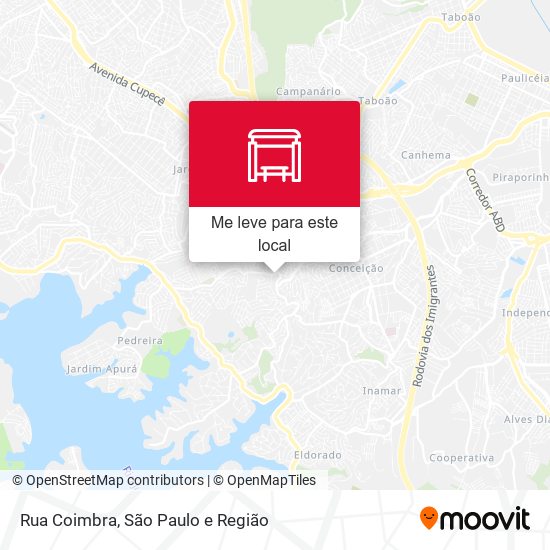 Rua Coimbra mapa