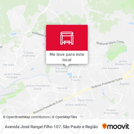Avenida José Rangel Filho 107 mapa