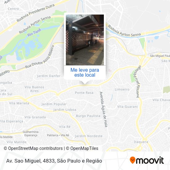 Av. Sao Miguel, 4833 mapa