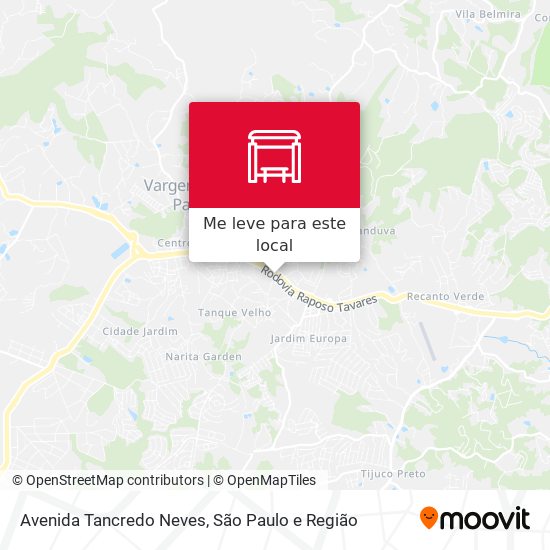 Avenida Tancredo Neves mapa