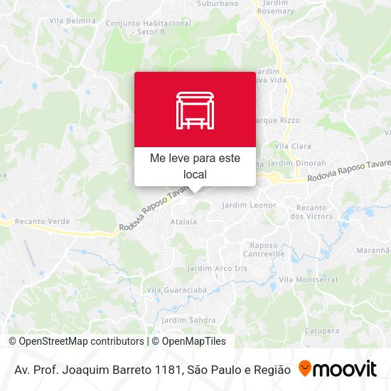 Av. Prof. Joaquim Barreto 1181 mapa