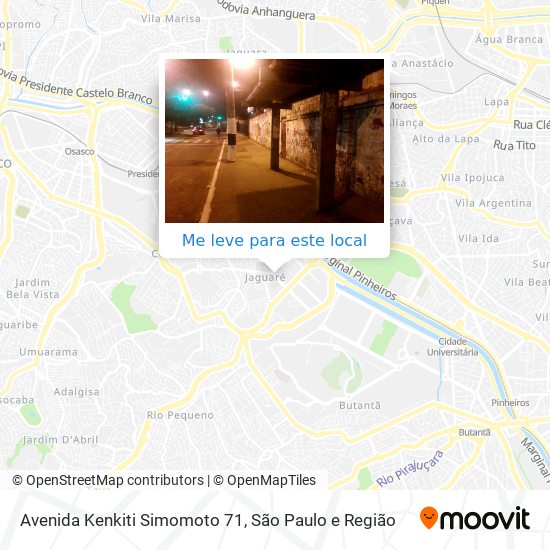 Avenida Kenkiti Simomoto 71 mapa