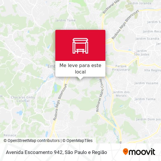 Avenida Escoamento 942 mapa