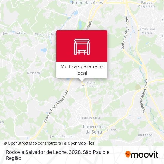 Rodovia Salvador de Leone, 3028 mapa