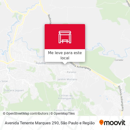 Avenida Tenente Marques 290 mapa