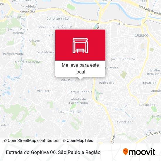 Estrada do Gopiúva 06 mapa