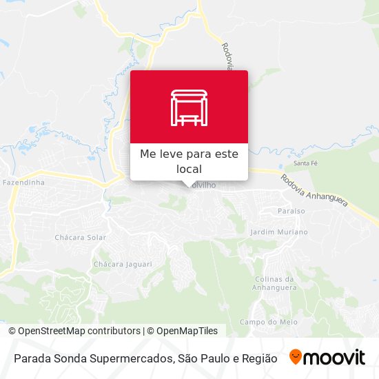 Parada Sonda Supermercados mapa
