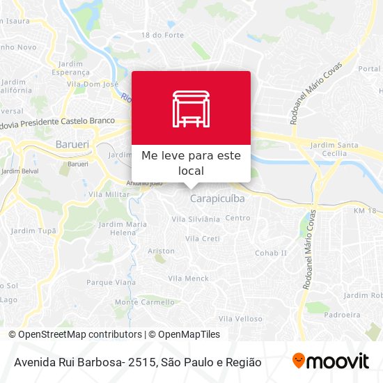 Avenida Rui Barbosa- 2515 mapa