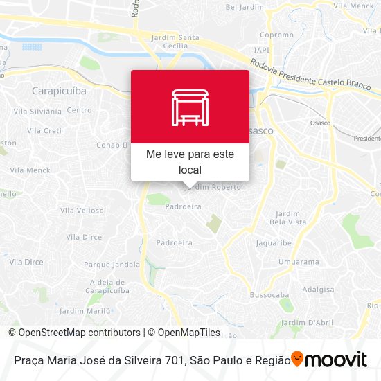 Praça Maria José da Silveira 701 mapa