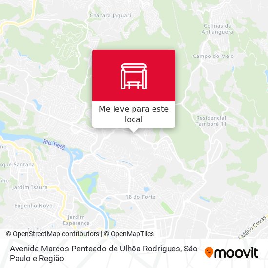 Avenida Marcos Penteado de Ulhôa Rodrigues mapa