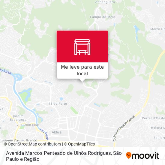 Avenida Marcos Penteado de Ulhôa Rodrigues mapa
