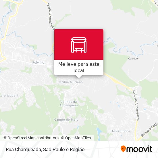 Rua Charqueada mapa