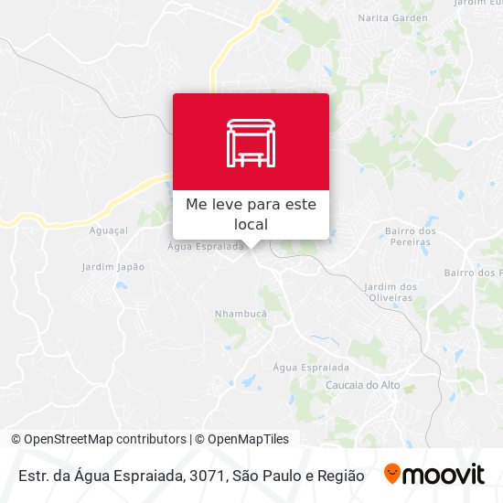 Estr. da Água Espraiada, 3071 mapa