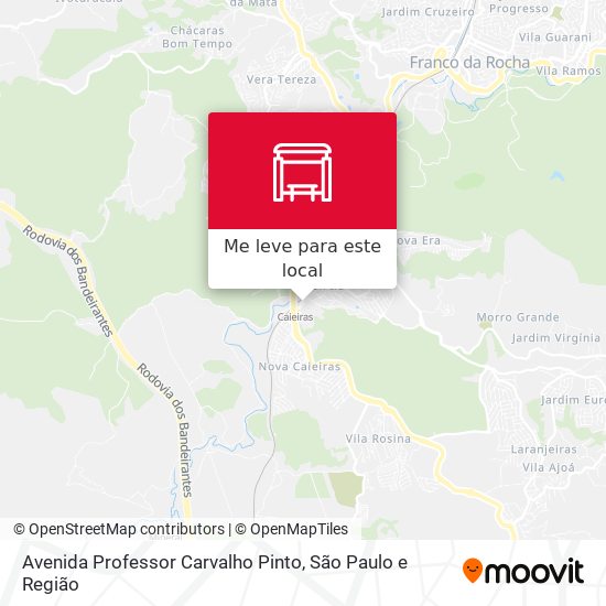 Avenida Professor Carvalho Pinto mapa