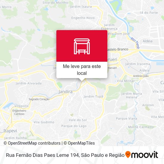 Rua Fernão Dias Paes Leme 194 mapa