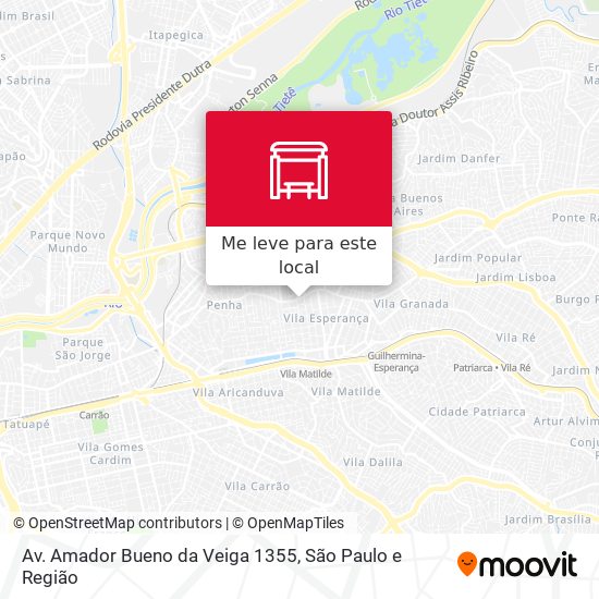 Av. Amador Bueno da Veiga 1355 mapa