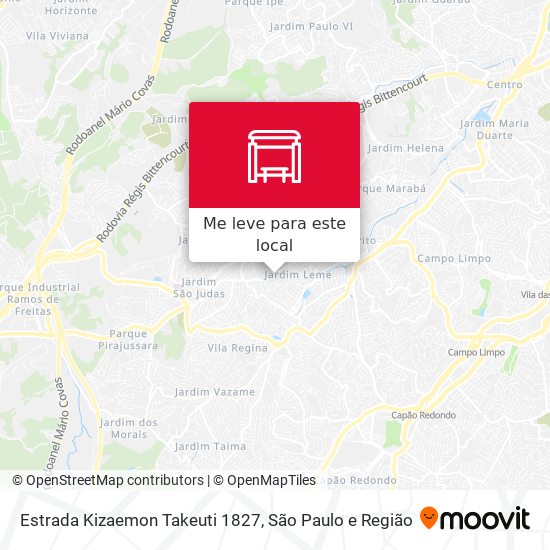 Estrada Kizaemon Takeuti 1827 mapa