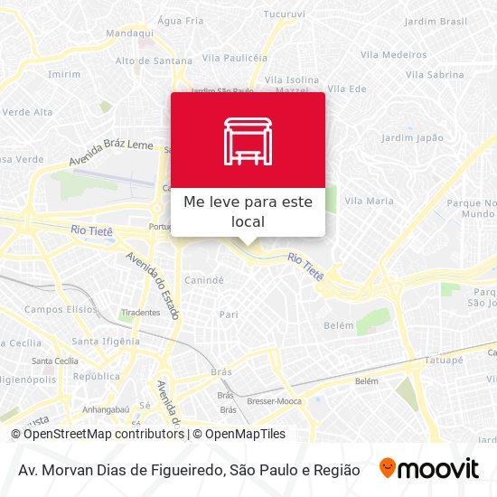 Av. Morvan Dias de Figueiredo mapa