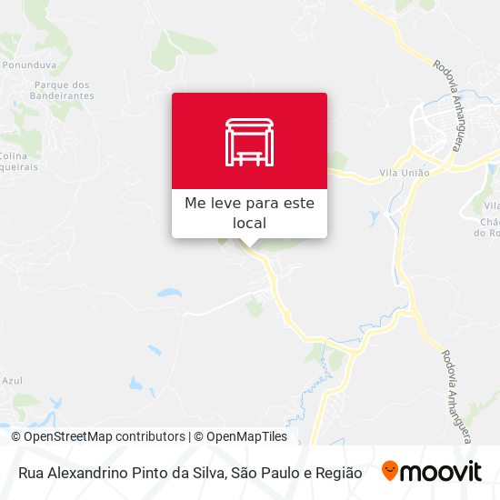 Rua Alexandrino Pinto da Silva mapa