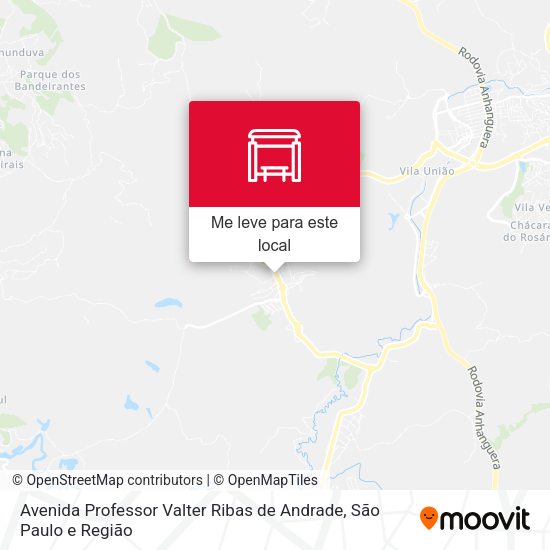 Avenida Professor Valter Ribas de Andrade mapa