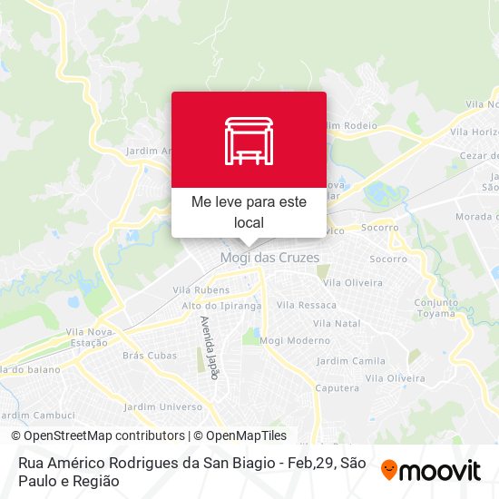 Rua Américo Rodrigues da San Biagio - Feb,29 mapa