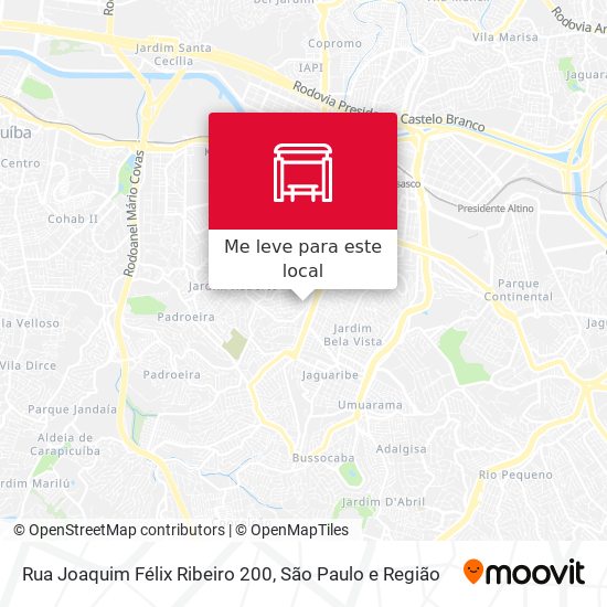 Rua Joaquim Félix Ribeiro 200 mapa