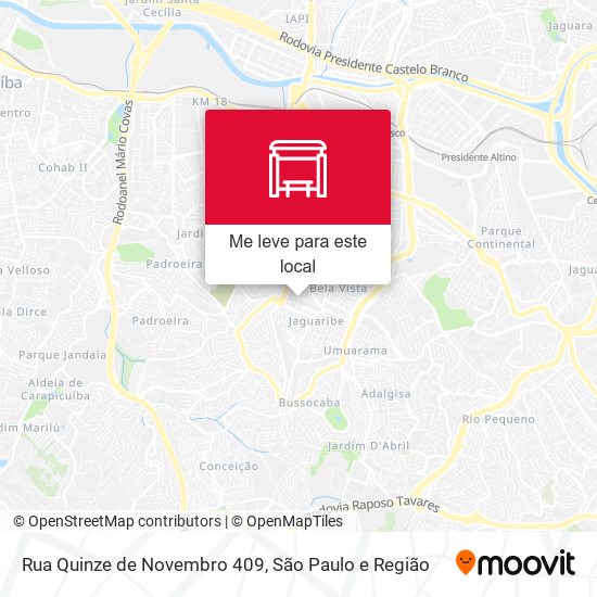 Rua Quinze de Novembro 409 mapa