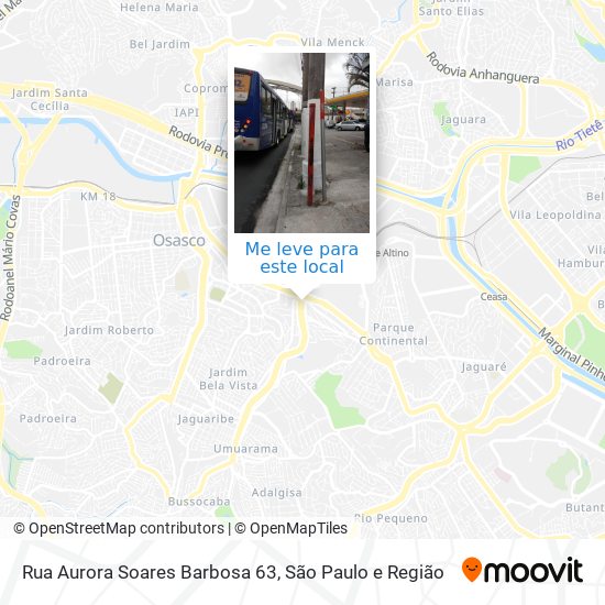 Rua Aurora Soares Barbosa 63 mapa