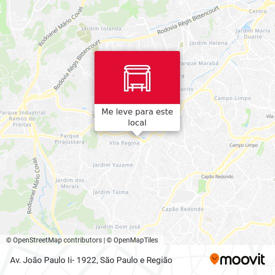 Av. João Paulo Ii- 1922 mapa