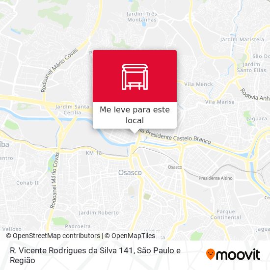 R. Vicente Rodrigues da Silva 141 mapa